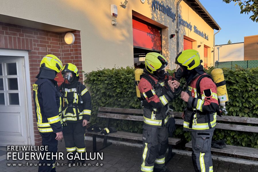 Ausbildung mit der Feuerwehr Mittenwalde